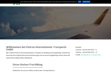 pelican-transporte.de - Internationale Spedition Hamburg