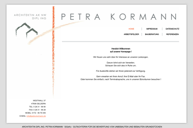 petra-kormann.de - Architektur Geldern