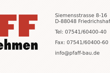 pfaff-bau.de - Abbruchunternehmen Friedrichshafen