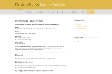 pferdeheilkunde.de - Tiermedizin Baden-Baden