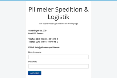 pillmeier-spedition.de - Umzugsunternehmen Passau