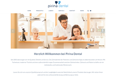 pirina-dental.de - Grafikdesigner Meiningen