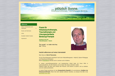 ploetzlich-sonne.de - Psychotherapeut Koblenz