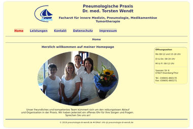 pneumologie-dr-wendt.de - Dermatologie Eisenberg