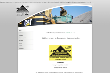 pongratz-online.de - Abbruchunternehmen Sulzbach-Rosenberg