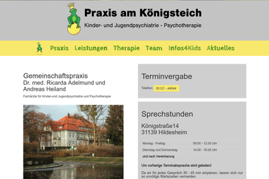praxis-am-koenigsteich.de - Psychotherapeut Hildesheim