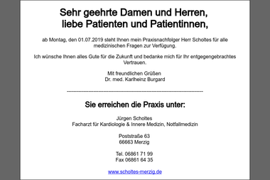 praxis-dr-burgard-merzig.de - Dermatologie Merzig