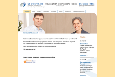 praxis-dr-thoene.de - Dermatologie Warendorf
