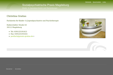 praxis-gratias.de - Psychotherapeut Magdeburg
