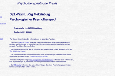 praxis-mekelnburg.de - Psychotherapeut Rendsburg