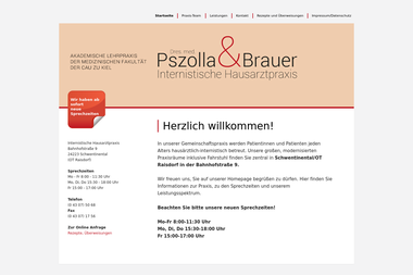 praxis-pszolla-brauer.de - Dermatologie Schwentinental