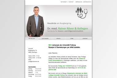 praxisroever.de - Dermatologie Überlingen