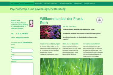 praxis-roth.com - Psychotherapeut Bad Rappenau
