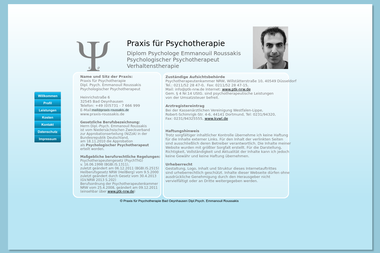 praxis-roussakis.de/impressum.htm - Psychotherapeut Bad Oeynhausen