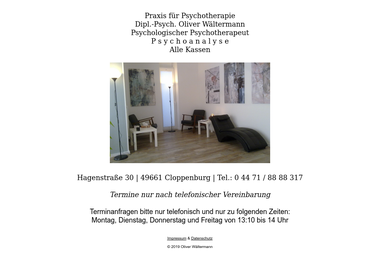 praxis-waeltermann.de - Psychotherapeut Cloppenburg