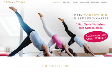 prema-yoga.de - Yoga Studio Bedburg