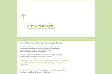 psychiatrie-psychotherapie-drmaier.com - Psychotherapeut Rosenheim