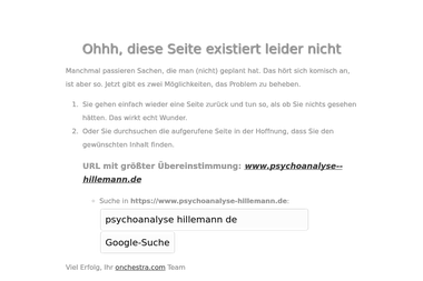 psychoanalyse-hillemann.de - Psychotherapeut Herrenberg