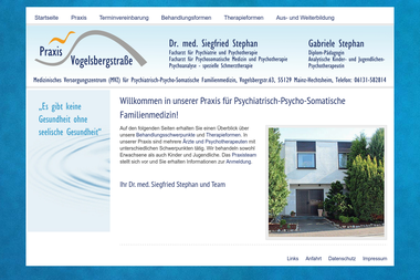psychopraxis-stephan.de - Psychotherapeut Mainz