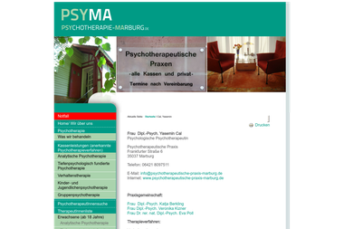 psychotherapeutische-praxis-marburg.de - Psychotherapeut Marburg