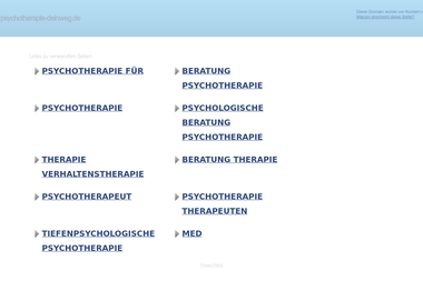 psychotherapie-deinweg.de - Psychotherapeut Kamp-Lintfort