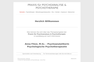 psychotherapie-filosi.de - Psychotherapeut Landsberg Am Lech