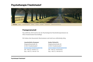 psychotherapie-friedrichsdorf.de - Psychotherapeut Friedrichsdorf