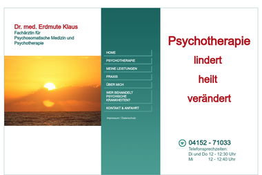psychotherapie-geesthacht.de - Psychotherapeut Geesthacht