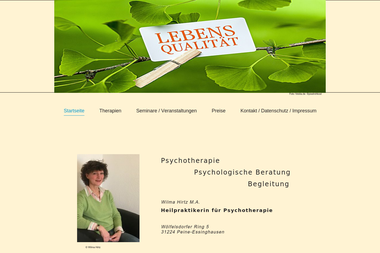 psychotherapie-hirtz-peine.de - Masseur Peine