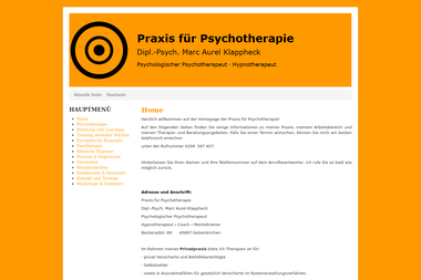 psychotherapie-klappheck.de - Psychotherapeut Gelsenkirchen