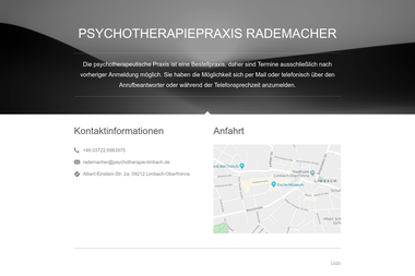 psychotherapie-limbach.de - Psychotherapeut Limbach-Oberfrohna