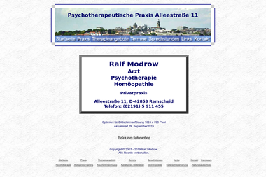 psychotherapie-modrow.de - Psychotherapeut Remscheid