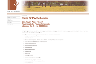 psychotherapie-niehoff.de/vita.html - Psychotherapeut Stendal