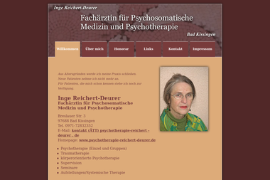 psychotherapie-reichert-deurer.de - Psychotherapeut Bad Kissingen