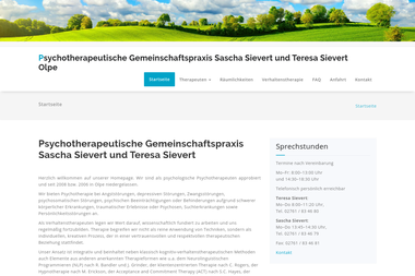 psychotherapie-sievert.de - Psychotherapeut Olpe
