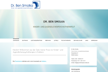 psychotherapie-smolka.de - Psychotherapeut Koblenz