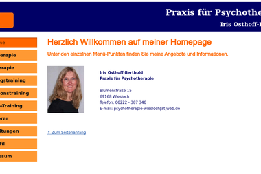 psychotherapie-wiesloch.de - Psychotherapeut Wiesloch
