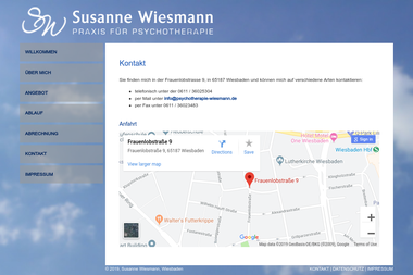 psychotherapie-wiesmann-wiesbaden.de/kontakt.php - Psychotherapeut Wiesbaden
