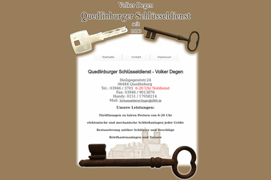 quedlinburger-schluesseldienst.de - Schlosser Quedlinburg
