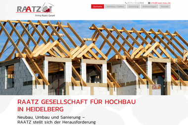 raatz-bau.de - Hochbauunternehmen Heidelberg