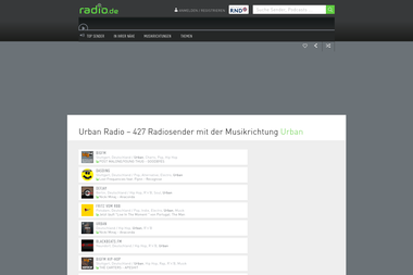 radio.de/genre/Urban - Anlage Schriesheim