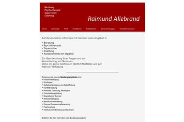raimund-allebrand.de - Psychotherapeut Bonn