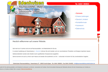 raumausstattung-edenhuizen.de - Malerbetrieb Aurich
