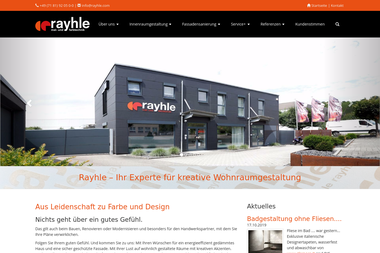 rayhle.com - Fassadenbau Schorndorf