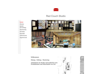 red-couch-studio.com - Tonstudio Pforzheim