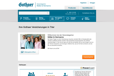 reinhard-mueller.gothaer.de - Versicherungsmakler Trier