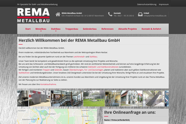 rema-metallbau.de - Treppenbau Mannheim