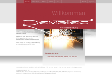 remetec.de - Schweißer Mühlacker