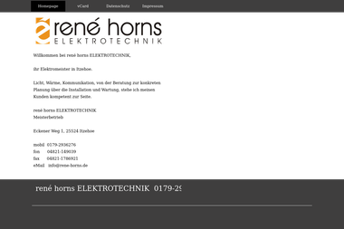 rene-horns.de - Elektriker Itzehoe