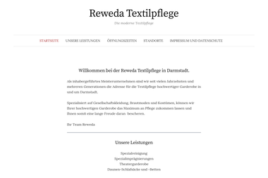 reweda.net - Chemische Reinigung Darmstadt